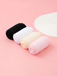 4pcs/Pack Girls' Dance Tights & Stockings With Rabbit Design, Suitable For Daily Wear - Multicolor - View 6