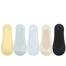 Ice Silk Boat Socks Women's Summer Thin Low Vamp Invisible Silicone Anti Slip And Bottom Summer Boat Socks