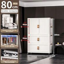 Tủ quần áo gấp gọn 5/4/3/2/1 tầng cho người lớn, tủ đựng quần áo phòng ngủ đơn giản tất cả trong một dành cho người lớn và trẻ em - Nhiều màu - Xem 22