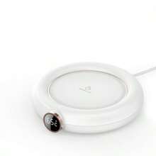 USB Tischbecher Wärmer Pad [3-Stufen Smarte Temperaturkontrolle] | 55-75°C konstante Temperatur Milcherwärmung | Büro & Zuhause Tassen Heizplatte | Digitale Anzeige Verbrühschutz Isolationsplatte | Kaffee & Milch Warm Getränke Essentielle