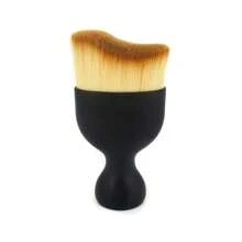 1pc Rhinestone Embellished Car Interior Crevice Brush, Short Soft Bristles Clean Air Conditioner Vent, Cleaning & Beauty