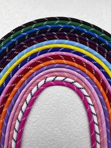 10 Meters Of 1pc 5mm Colorful Dotted Polyester Braided Cord For Hoodies, Pants, Bags, Phone Straps, DIY Crafts, Everyday Use