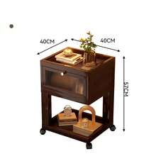 SHENGYE高端家具系列 几何美学楠木边桌 客厅沙发边柜 简约小茶几 卧室床头柜收纳架 家用客厅边桌 卧室床头柜收纳架 - 彩色 - 查看 12