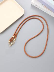 新款可调节编织皮绳斜挎包链条多功能手机挂绳带透明卡