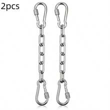 2/1 pièce Boucle métallique de rechange pour collier de chien, crochets de sécurité à double extrémité anti-morsure pour laisses de chien, attache lourde pour collier à griffes, harnais pour chiens