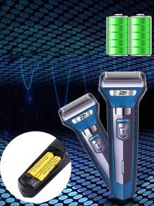 FD Kit De Cortapelos Profesional Hombres Recortador Pelo y Barba - Azul - Ver 6