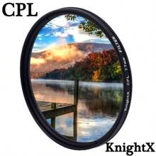 KnightX KnightX Polarizer CPL Filter - Camera Lens Filter - 49mm 52mm 55mm 58mm 67mm 72mm 77mm For Canon Nikon