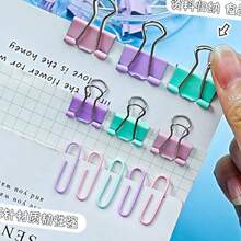 1 Set Multi-Function Paperclips, Binder Clips, Staples Combination Office & School Supplies, Blue, Purple, Green Optional, Desktop Accessories, Office Partner, Graduation, Back To School, Easter, Christmas, Birthday Gifts Room Decor Home Decor Decor Ornaments Home Miniature Things - Sets - View 6