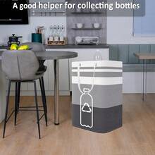 大型厨房回收箱（20 加仑）、大型室内家用回收箱，用于回收瓶子、罐子、玻璃和废塑料、纸篮、洗衣篮、玩具篮。