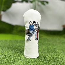 1 szt. Podwójny pokrowiec na główkę kija golfowego i stylowy pokrowiec na kij golfowy, odpowiedni dla entuzjastów aktywności na świeżym powietrzu, wykonany z materiałów wodoodpornych, zapewniający najlepszą ochronę Twojego kija golfowego - Wielokolorowe - Zobacz 7