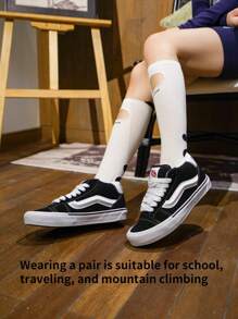 Vans Unisex Canvas Low-Top Sneakers, Casual Lightweight Trainers, Couple Shoes - VN000CQ96BT