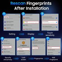 适用于三星 Galaxy S25 Edge、S24、S23、S22、S21 Plus、Ultra、A16、A73、A72、A71、A55、A54、A53、A52、A51、A50、A40s、A35、A34、A33、A32、A31、A25、A06、A05 4G/5G、Z-Fold2、Z-Fold3、Z-Fold4、Z-Fold5、W2021、W2022、W2023、W2024 的钢化玻璃屏幕保护膜。易于安装，防水、防震、防摔、防刮、防指纹，全屏覆盖。 - 3Pcs High Defxinition - 查看 9