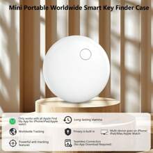 Tracker Air Tag: Smart BT Tracker, Item Finder Works With Apple Find My (IOS Only) App, Trakcer Tag Locator For Keys,MFI For LOS FIND MY APPLE , Luggage, Satchel, Backpack Etc. (Not For Android Devices)