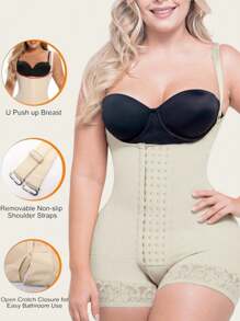 1 PC Women Colombian Shapewear Tummy Control Bodysuits,Fajas Shapewear ,Women's Shapewear Shorts, High Compression Body Shaper,Leggings,Classic Daily Wear