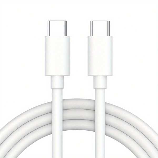 [Klantfavoriet] Type-C naar Type-C-kabel voor snel opladen van iPhone 14, 13, 12, 11 Pro Max, XR, XS, X, 8, 7, 6 Plus, SE Mini, compatibel met iPhone 16, 16 Pro Max, 15, 15 Plus, 15 Pro, 15 Pro Max, compatibel met , compatibel met OnePlus Type C
