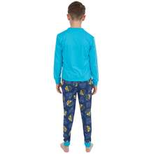 TRANSFORMERS Long Sleeved Pyjamas | Bumblebee Boys' Long Pyjama Set | Kids' PJs - Blue - View 4