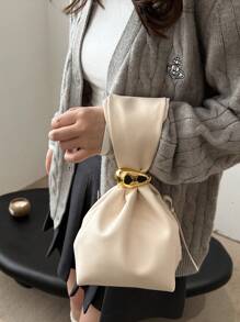 Bolso de farol elegante y versátil de diseño de moda, bolso pequeño para mujer. Bolso de tote de estilo alto, bolso elegante para commuter