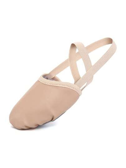 Women's Half Sole Dance Shoes, Spin Toe Shoes, Ballet Shoes, Suitable For Lyrical/Rhythmic Gymnastics/Floor Exercises, Dance Slippers, Cushioned Ballet Toe Shoes, Durable Microfiber Leather And Soft Flexible Soles, Men/Adult Sizes