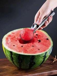 1pc,Stainless Steel Dual-Purpose Ice Cream Scoop, Ball Digger, Ice Cream Spoon, Multi-Function Ice Cream Scoop, Ice Cream Fruit Scoop