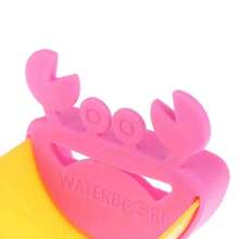 Extensor de grifo con forma de cangrejo para niños - Asistente de cepillado de dientes infantil con diseño de dibujos animados, extensor de grifo de agua para niños pequeños que facilita el lavado de manos