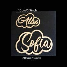 1 Stück personalisiertes Holz-Wolkenförmiges Namensschild, süße Wolken Dekoration für das Schlafzimmer, elegantes Schriftdesign, Heimdekoration, geeignet als personalisiertes Geschenk für wichtige Freunde, multifunktional, langanhaltend, dekorativ, wiederverwendbar, exquisit, stilvolle, hochwertige, farbige, moderne, individuelle, einzigartige, ideale Geschenke für ihn, ideale Geschenke für sie, Freund, Vater, Freundin, Mutter, Familie, Freunde, Teeraum, Zuhause, Garten, Büro, für Jahrestage, für Valentinstag, für Muttertag, für Geburtstage, für Vatertag, für Abschluss, für Hochzeiten, für Einweihung, Heimdekoration, personalisierte Handwerkskunst, Heim-Refresh