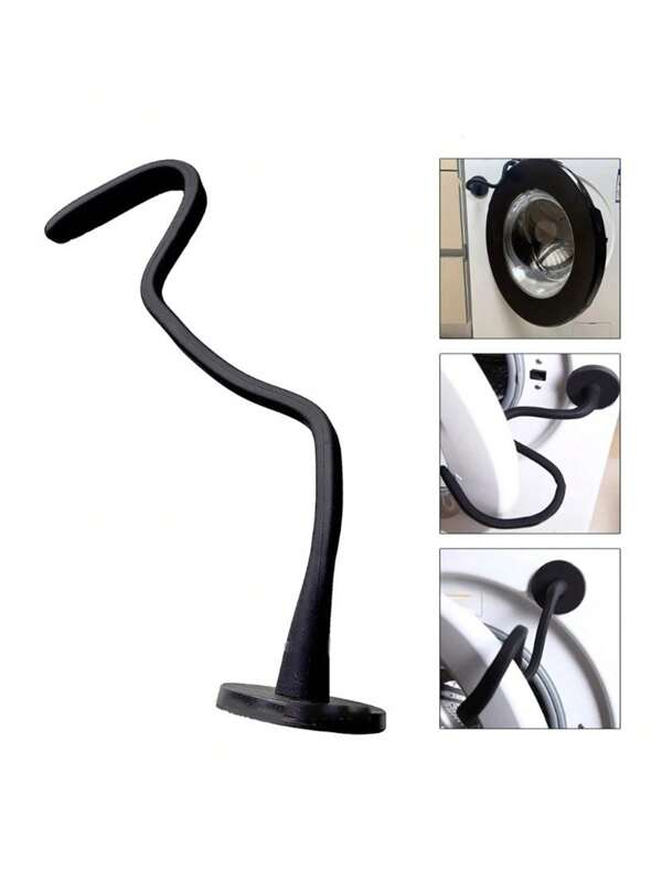 1pc O pilar da porta da máquina de lavar deve ser mantido sempre aberto e o suporte do acessório de secagem deve ser mantido aberto