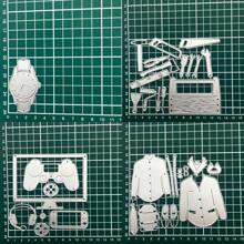 2025 New Watches, Clothing, Handles, Tools, Metal Cutting Dies For Scrapbook Card Making Templates Embossing Craft Decoration