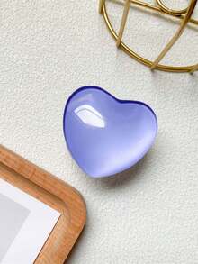 1/心形玻璃材质手机气囊支架装饰手机，可伸缩折叠，承重有限，浪漫少女心形手机支架，适合作为情人节礼物和节日礼物送给女孩 - 彩色 - 查看 11