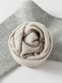 3pcs/4pcs/6pcs/12pcs Men's Loose Top Socks, Middle-Aged & Elderly Wide Mouth Non-Binding Ankle Socks, Plus Size, Solid Black/White/Gray, Casual Cotton Socks For Daily Wear, Fall