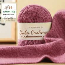 3pcs/Pack 50g/Pc Cashmere Yarn For Hand Knitting Warm Sweater, Scarf, Cardigan, Shawl