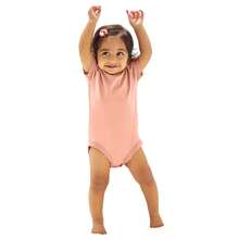 Babybugz Baby Plain Bodysuit (Dusty Rose) - Dusty Pink - View 2