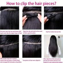 Extensions de cheveux humains - Natural Black - Voir 11