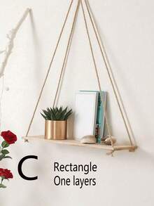 1 件波西米亚风格木制三角墙角花瓶架，适用于花卉、植物、绿色装饰、客厅、卧室、多功能木质多肉植物展示架