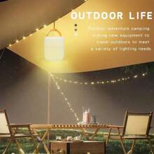 Powerful Camping Desk Light Type-C Rechargeable Led Hug Tent Lantern Built In 18650 1200mah Battery Emergency Flashlight Outdoor Camping Supllies Room Decor Lamp