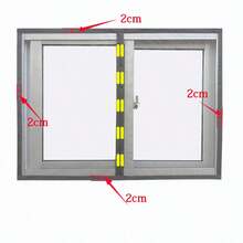灰色磁性蚊帐纱窗，家用自粘式蚊帐，磁性窗户，隐形网，自动关闭，可水洗，窗户专用纱窗， - 灰色 - 查看 2