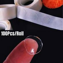 100/200pcs Clear Adhesive Dots For Balloons, Removable Double-Sided Ultra-Thin Glue Dots Stickers, Suitable For Wedding Birthday Decoration