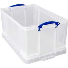 Plastic Storage 64 Litre Clear (Pack Of 2) - Clear - View 4