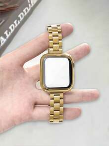 Apple Watch 表壳，黑色/银色/玫瑰金/透明色，适合 38 毫米/40 毫米/41 毫米/42 毫米/44 毫米/45 毫米/46 毫米/49 毫米 Apple Watch，男女时尚设计，柔软 TPU 材质带屏幕保护膜，二合一保护，适用于 Apple Watch Ultra/Series 10/SE/9/8/7/6/5/4