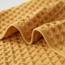 1 pieza, Toalla cuadrada de gofre suave/Toalla de baño/Toalla, de secado rápido con absorción de agua, esencial para el baño/lavado en el hogar, material delicado para un secado cómodo en la cara, toalla de mano, toalla de cara, baño