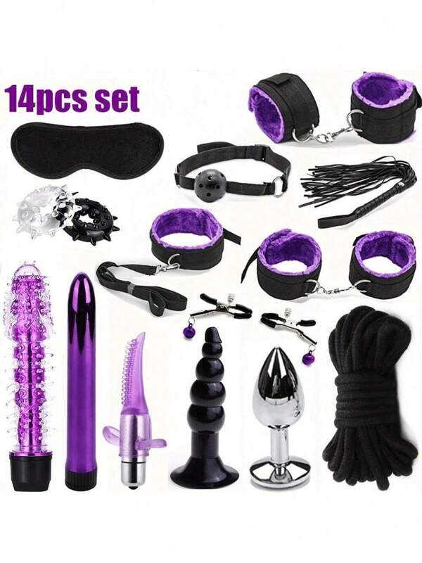 Kit de bondage para parejas BDSM, juguetes sexuales para adultos, accesorios eróticos, esposas para sesión, tapón anal, juegos sexuales para adultos en tienda sexy