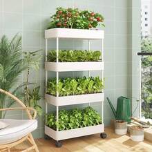Estante Organizador con Ruedas Multiusos Ruedas Anaquel Baños Cocina, con 4 GANCHOS, Estante Móvil con Ruedas y Diseño Rectangular– Disponible en 2, 3 y 4 Pisos, Solo Modelos de 3 y 4 Niveles con Ruedas Móviles Ideal para Espacios Reducidos - Estante Organizador Multifuncional Rectangular con Ruedas – Configuraciones de 2, 3 y 4 Pisos para Almacenamiento Inteligente - Blanco - Ver 9