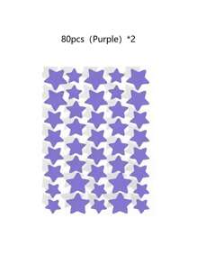 1120/840/560/280 Pcs Star Stickers, Back To School,Halloween & Christmas Decoration Stickers, Colorful Five-Pointed Star Stickers For Party, Holiday Photo Decoration, Face Decor Stickers (1 Sheet Per Color), For Decoration Only (Not For Makeup)2000/1400/160/80/40