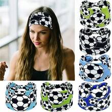 1 件/6 件女士瑜伽头带防滑足球/印花，透气十字交叉设计，圣诞节健身必备，运动赛事发带头巾头带吸汗带 - 彩色 - 查看 11