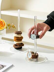 1/3/5pcs Acrylic Bracelet Watch Organizer Donut Jewelry Display Stand
