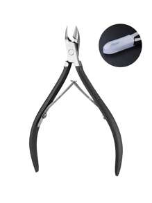 1pc Stainless Steel Cuticle Nipper, Nail Clipper, Nail Trimmer, Ingrown Toenail Clipper, Manicure Tool Set