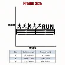 1pc Customized Name Running Sports Metal Medal Holder, 5 Styles Available, Suitable As Wedding, Graduation, Back To School, Mother's Day, Father's Day, Christmas, Easter, Valentine's Day, Independence Day, Birthday Gifts For Family/Friends - Multicolor - View 16
