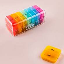 Portable PP Medicine Box Colorful Plastic Travel Emergency Medical Storage Packaging Case Health Medicine Organizer