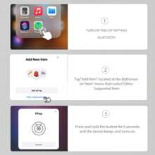 Tracker Air Tag: Smart BT Tracker, Item Finder Works With Apple Find My (IOS Only) App, Trakcer Tag Locator For Keys,MFI For LOS FIND MY APPLE , Luggage, Satchel, Backpack Etc. (Not For Android Devices)