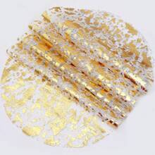 Disposable Gold Foil Placemats, Suitable For Various Party Decorations