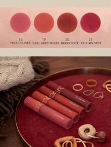 Rom&nd Romand ZERO VELVET TINT 19 EARL GREY SHAWL | 哑光唇釉 | 持久显色 | 轻盈质地 | 高显色度 | 不拔干唇釉 | 韩妆 | 5.5克/0.194盎司 - 19 EARL GREY SHAWL - 查看 8